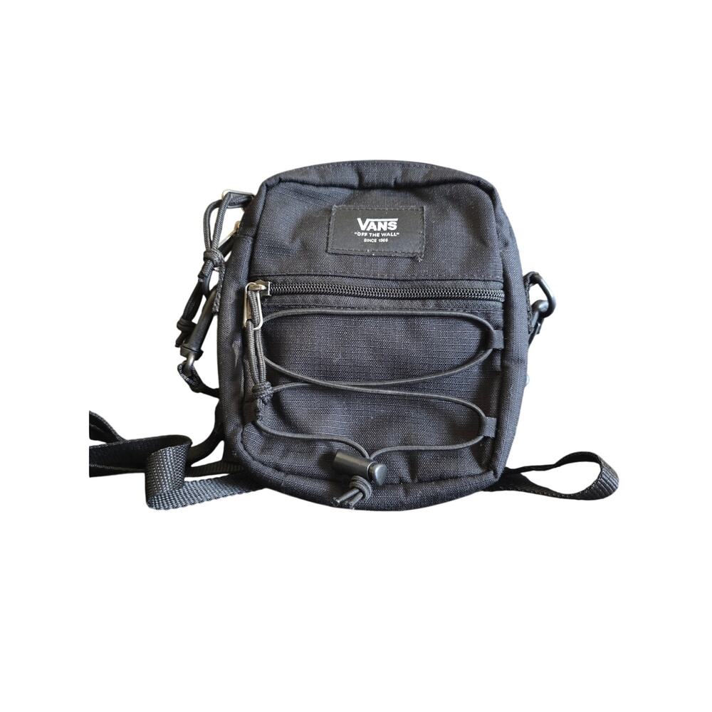 Vans-Black-Bail Shoulder Bag-
Everyday Versatile, 1.8 Liter - 7 L x 5.25 W x 2 D